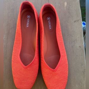 Women's Orange Flats